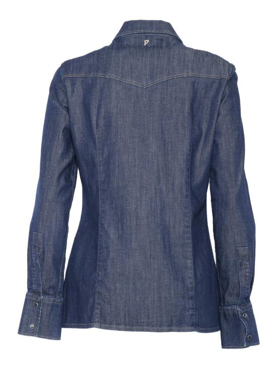  돈답 데님 셔츠 돈덥 코튼 엘라스테인 셔츠 블루