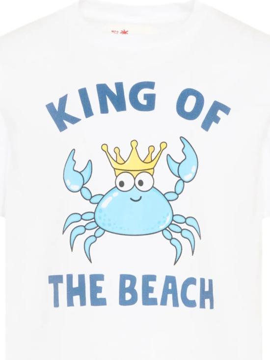 26SS [키즈] 세인트바쓰 티셔츠 DNV0001 02001L KING CRAB 01N - MC2 SAINT BARTH