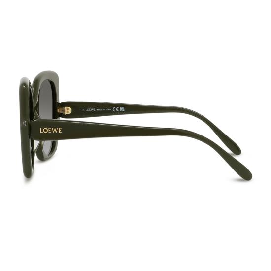  로에베 안경 LW40133 I 슬림 96 B 버터플라이 선글라스 그린 - LOEWE
