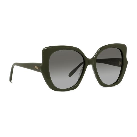  로에베 안경 LW40133 I 슬림 96 B 버터플라이 선글라스 그린