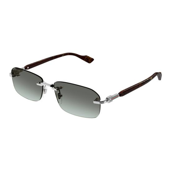 26SS 구찌 선글라스 GG1221S 008 SILVER BROWN BROWN - GUCCI