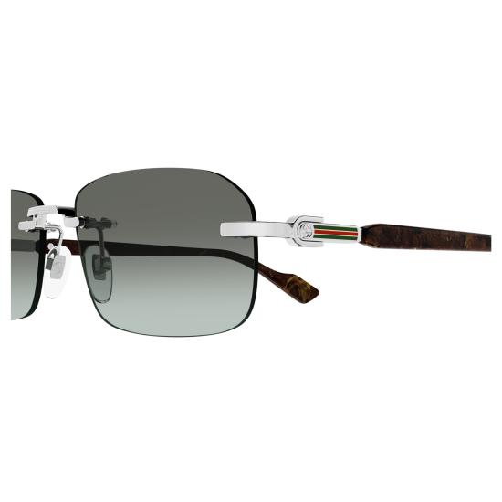 26SS 구찌 선글라스 GG1221S 008 SILVER BROWN BROWN