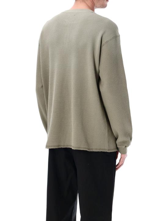 26SS 로아 긴팔 티셔츠 YBMW035FA32GRY0024 GREY GREEN DOM - ROA