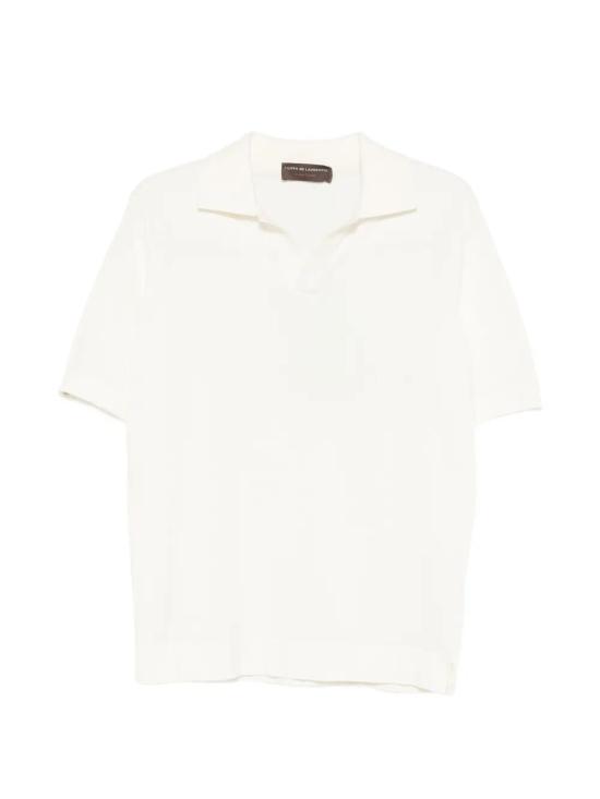 26SS 필리포 드 로렌티스 폴로 티셔츠 PL0MLSK CR14R 020 MILK