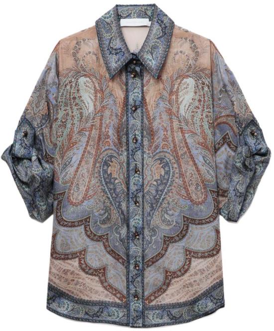26SS 짐머만 블라우스 8624TRS262TAPESTRYBLUE