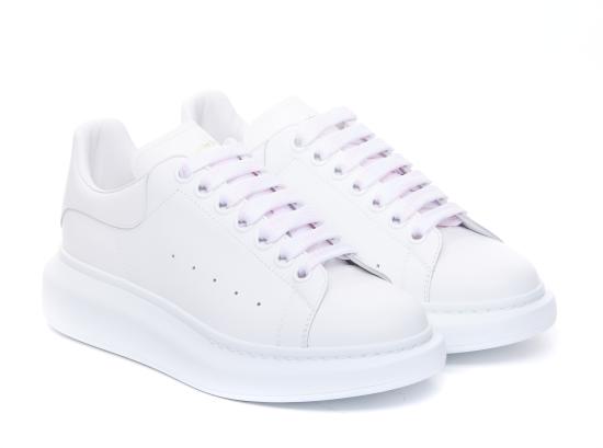 26SS 알렉산더 맥퀸 화이트 레더 오버솔 553770 WHGP09000 White - ALEXANDER MCQUEEN