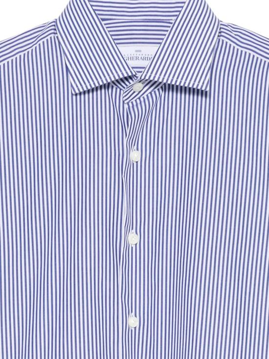 26SS 게라르디니 긴팔 셔츠 BP1 2G 7T W015 608 DARK BLUE - GHERARDINI