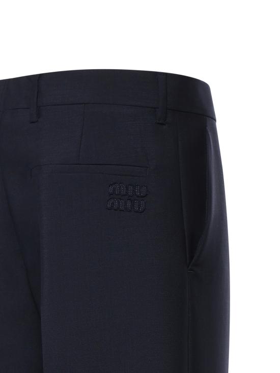 26SS 미우미우 스트레이트 팬츠 MP1990 12I1F0124 Blue - MIU MIU