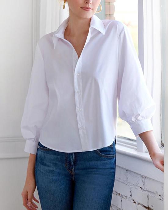  핀리 셔츠 코라 셔츠 화이트 - FINLEY