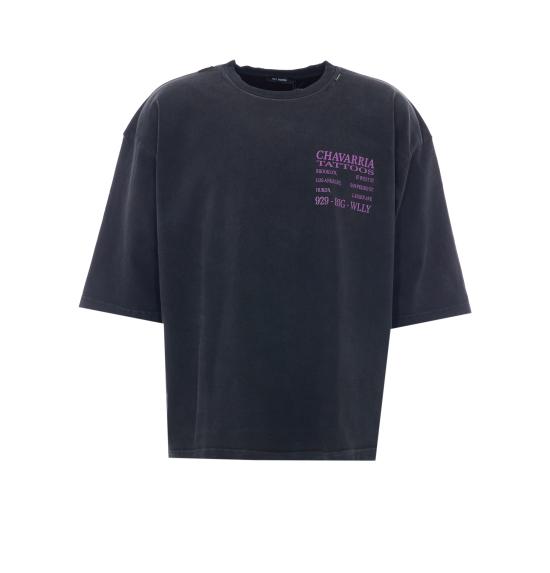 26SS 윌리 차바리아 반팔 티셔츠 WCJSY0178 001 Black