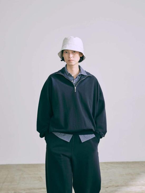  니콜슨&니콜슨 후드 티셔츠 니콜슨앤니콜슨 아크 탑 스웨트셔츠 네이비