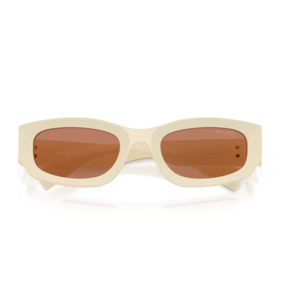  미우미우 안경 Miu Miu 0 Mu B04 S Glimpse 선글라스 Bianco Latte