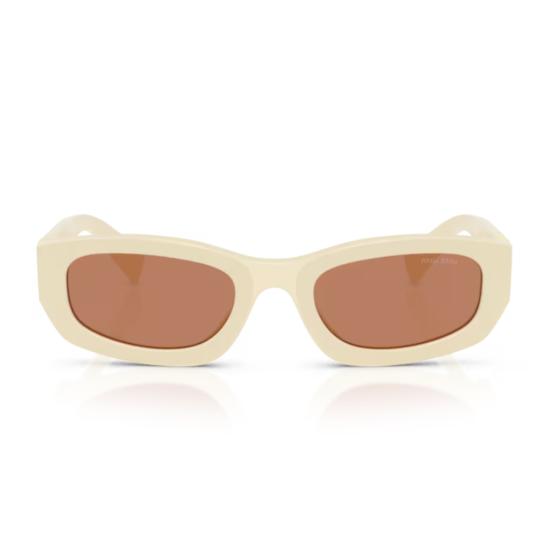  미우미우 안경 Miu Miu 0 Mu B04 S Glimpse 선글라스 Bianco Latte - MIU MIU