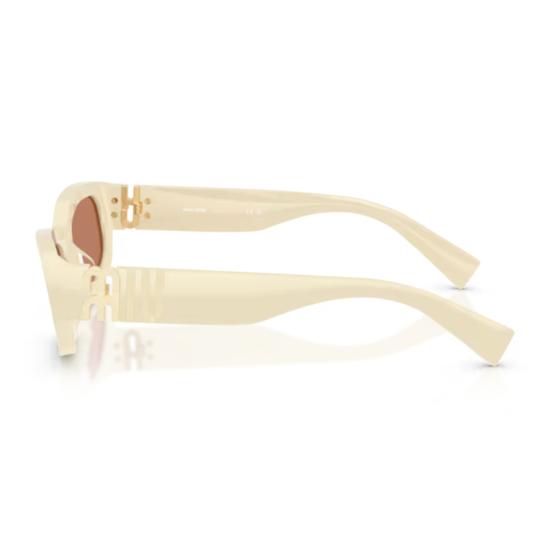  미우미우 안경 Miu Miu 0 Mu B04 S Glimpse 선글라스 Bianco Latte - MIU MIU