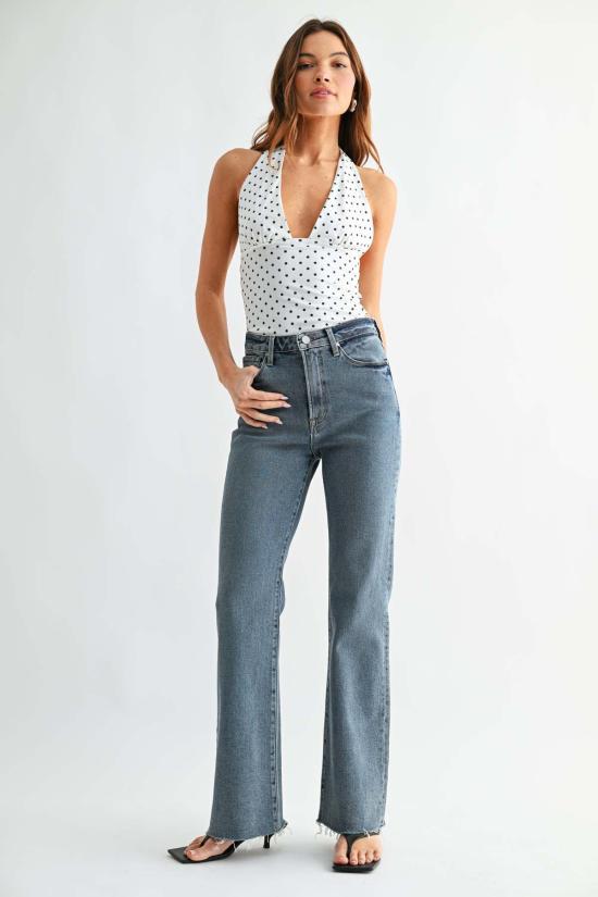  저스트 블랙 데님 데님 팬츠 JB 컬렉션 부츠컷 팬츠 미디엄 데님 - JUST BLACK DENIM