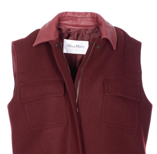 25FW 막스마라 Aeroso 베스트 2521276043600 AEROSO1234 009 Red - MAX MARA