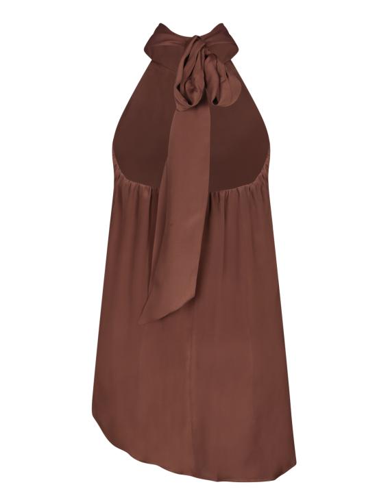 26SS 페데리카 토시 민소매 티셔츠 41350 412 69 Brown - FEDERICA TOSI
