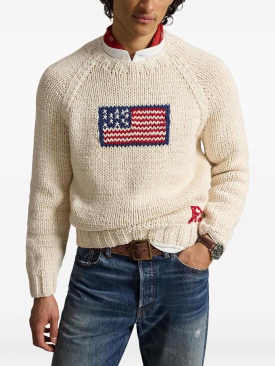 26SS 폴로 랄프로렌 스웨터 710A12802 001 White - POLO RALPH LAUREN