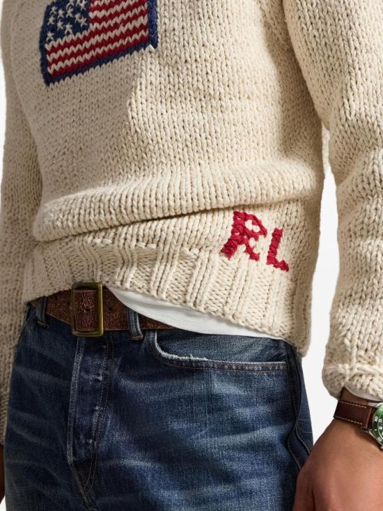 26SS 폴로 랄프로렌 스웨터 710A12802 001 White - POLO RALPH LAUREN