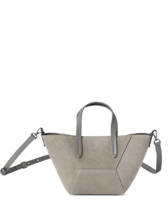 26SS 브루넬로 쿠치넬리 스웨이드 BC Duo 미니 백 MBDLD2675 C8850 Beige