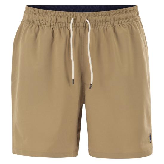 26SS 폴로 랄프로렌 포니 자수 스윔 쇼츠 710957782 DESERT