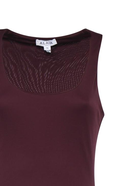 26SS 알라이아 롱 원피스 AA9R3005J090C 332 BORDEAUX - ALAIA