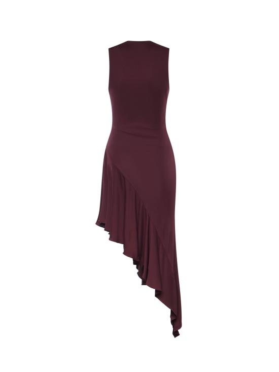 26SS 알라이아 롱 원피스 AA9R3005J090C 332 BORDEAUX - ALAIA