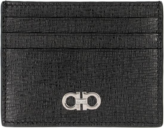 26SS 살바토레 페라가모 명함지갑 66A302 698914 BLACK RED DOM - SALVATORE FERRAGAMO