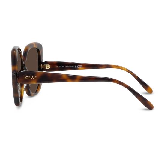  로에베 안경 LW40133 I 슬림 52 E 하바나 마론 아세테이트 선글라스 - LOEWE