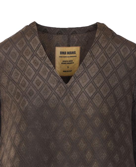 26SS 우마 왕 롱 원피스 UP5002 UW690 Brown - UMA WANG