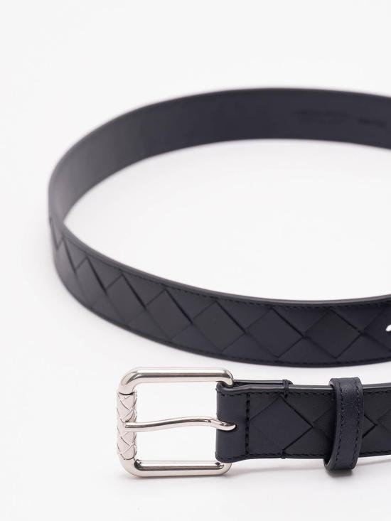 26SS 보테가베네타 가죽 벨트 855892VCPQ44330 Dark Blue - BOTTEGA VENETA