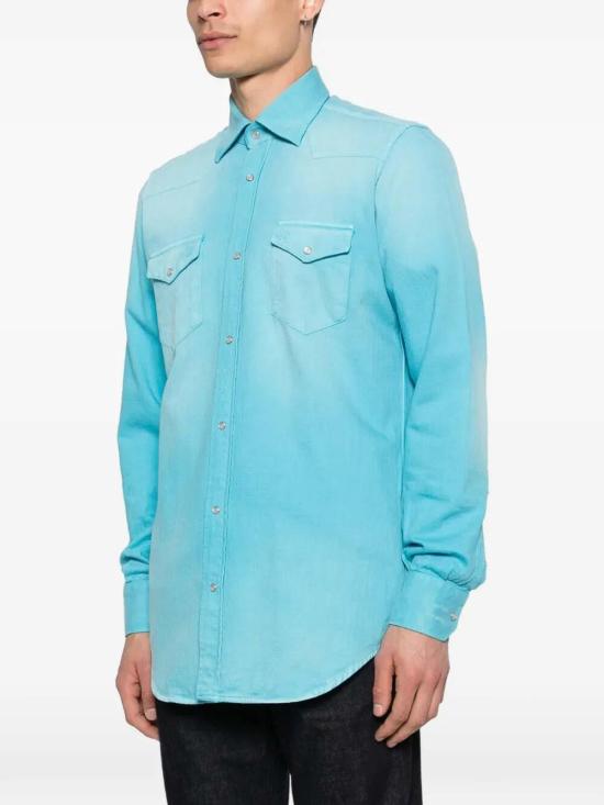 26SS 사르토리오 긴팔 셔츠 SCC0001SH445918002 Light Blue - SARTORIO