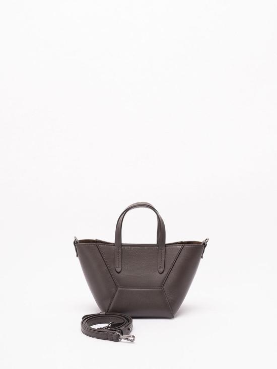26SS 브루넬로 쿠치넬리 카프스킨 BC Duo 미니 백 모닐레 장식 MBXAD2675C8279 Dark Brown - BRUNELLO CUCINELLI