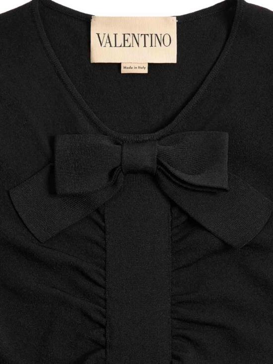 26SS 발렌티노 가라바니 미디 원피스 8B0KD15LA8N0NO Black - VALENTINO GARAVANI