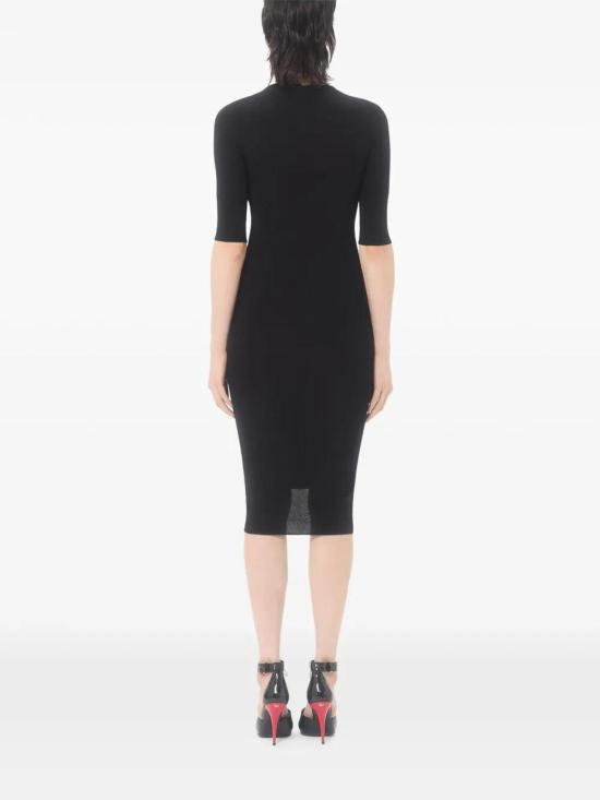 26SS 발렌티노 가라바니 미디 원피스 8B0KD15LA8N0NO Black - VALENTINO GARAVANI
