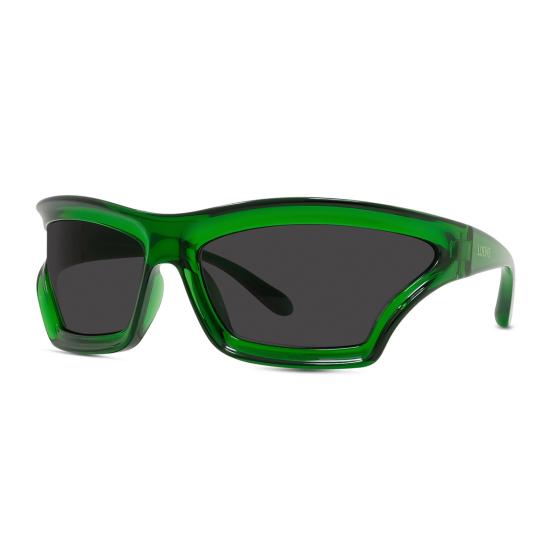  로에베 안경 LW40143 U 시그니처 아치 마스크 선글라스 (베르데) - LOEWE