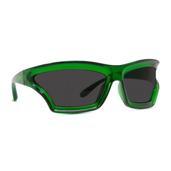  로에베 안경 LW40143 U 시그니처 아치 마스크 선글라스 (베르데)