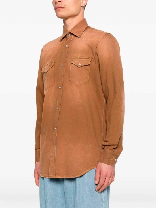 26SS 사르토리오 긴팔 셔츠 SCC0001SH445911002 Beige - SARTORIO