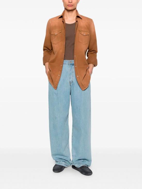 26SS 사르토리오 긴팔 셔츠 SCC0001SH445911002 Beige - SARTORIO