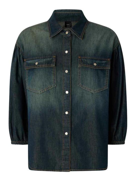 26SS 핑코 데님 셔츠 106596A37KPJC Denim