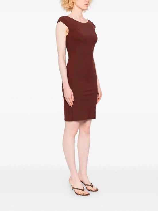 26SS 파트리지아페페 미디 원피스 CA1703JZ26B887 Brown - PATRIZIA PEPE