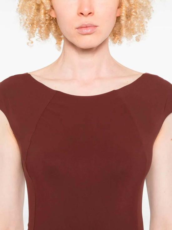 26SS 파트리지아페페 미디 원피스 CA1703JZ26B887 Brown - PATRIZIA PEPE