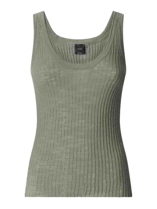 26SS 핑코 민소매 티셔츠 107000A3CJX68 Green