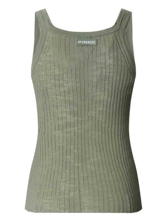 26SS 핑코 민소매 티셔츠 107000A3CJX68 Green - PINKO