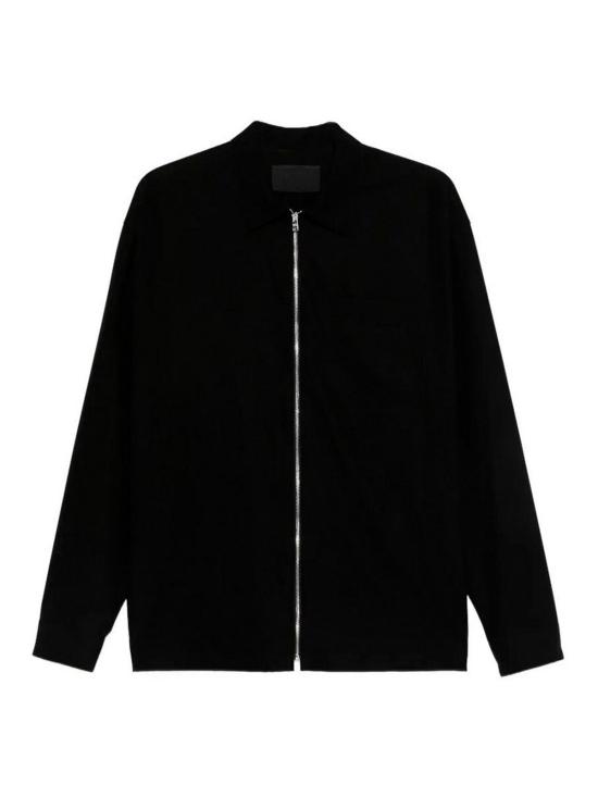 26SS 프라다 긴팔 셔츠 SC85519AMSOOOF0002 Black