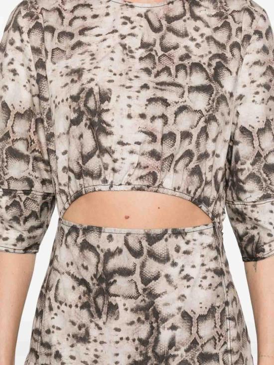 26SS 핑코 롱 원피스 106850A3B1CZ9 Beige - PINKO