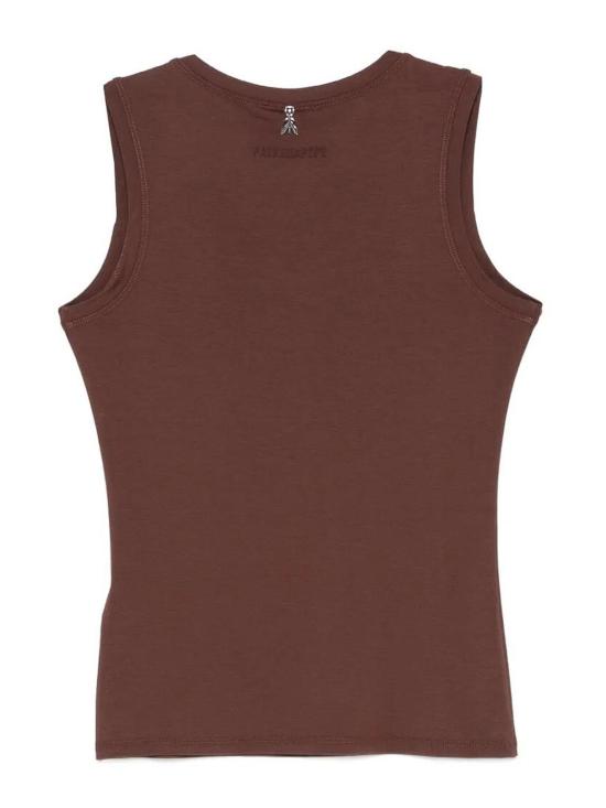 26SS 파트리지아페페 민소매 티셔츠 CM4467J013B887 Brown - PATRIZIA PEPE