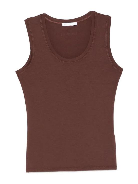 26SS 파트리지아페페 민소매 티셔츠 CM4467J013B887 Brown