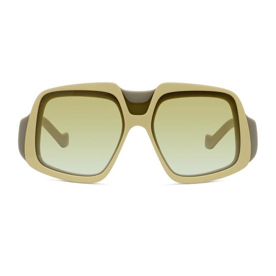  로에베 안경 LW40194 I 아나그램 57 K 선글라스 옐로우