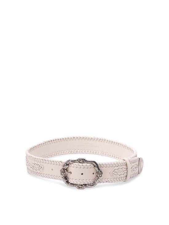 26SS 에르마노 설비노 레귤러 벨트 D483T300RFYK14800 White